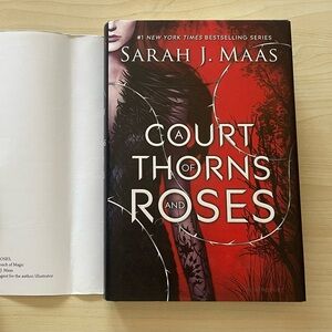A Court of Thorns and Roses Hardcover Book Original Cover